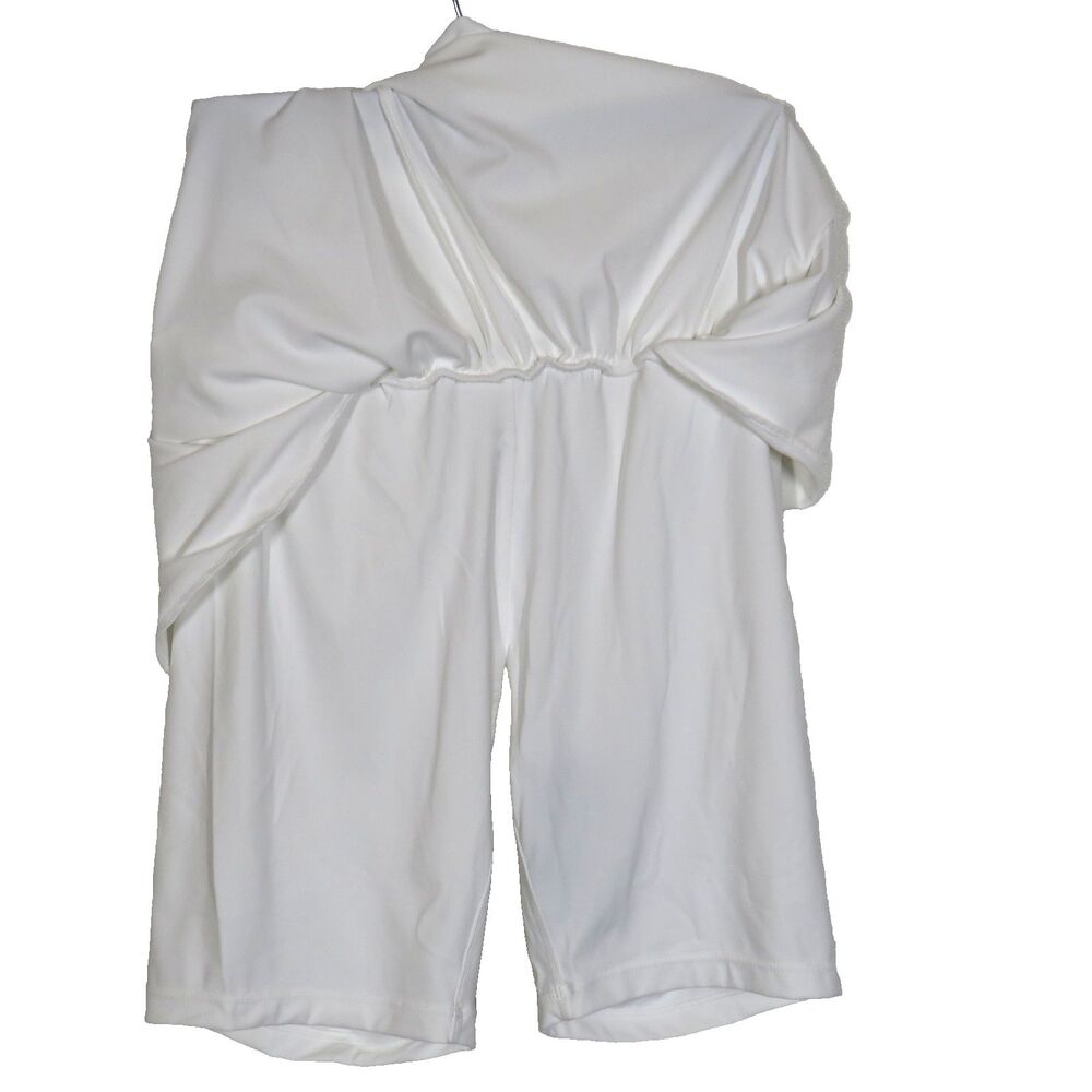 Halara SoftlyZero Airy Super High Waist 2-in-1 Cool Touch 7" Yoga Shorts White M - Picture 6 of 8